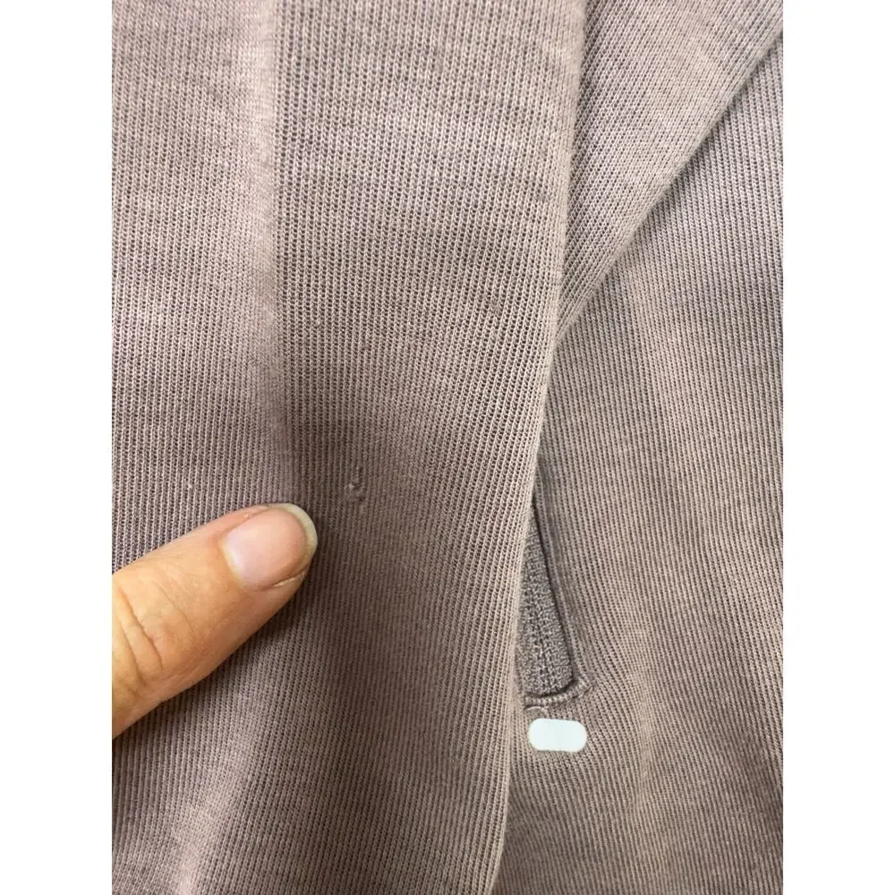 Nike Women’s Full Zip Hoodie Sz Medium Taupe Zippered Pockets Athleisure Logo